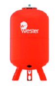 Расширительный бак на систему отопления Wester WRV 300 (красный)